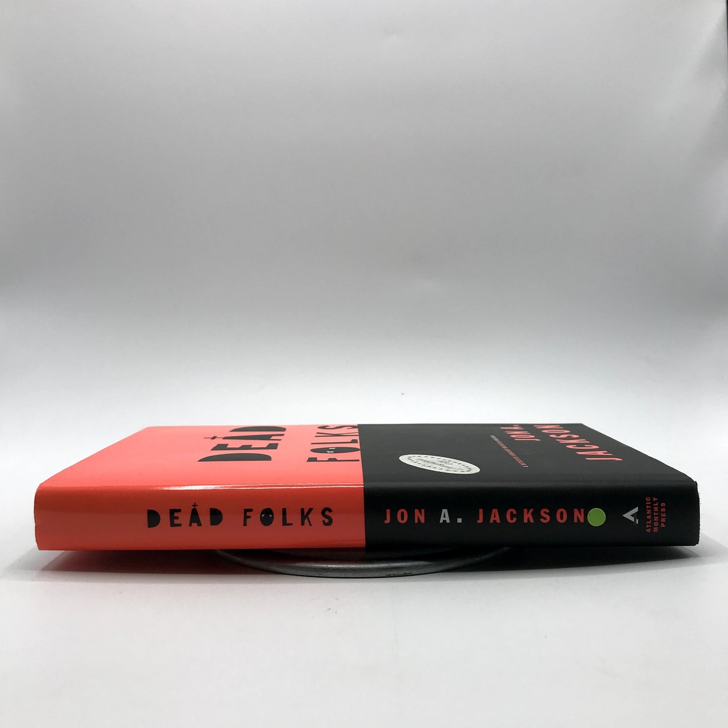 Dead Folks by Jon A. Jackson Signed First Edition Hardcover Mystery Book 1996