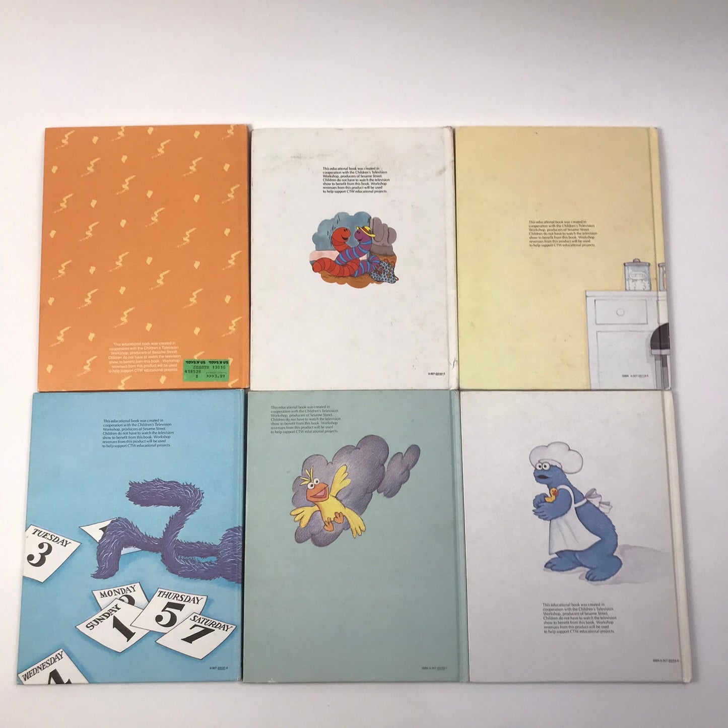 Sesame Street Book Club Lot of 30 Bert Ernie Grover Big Bird Childrens Stories