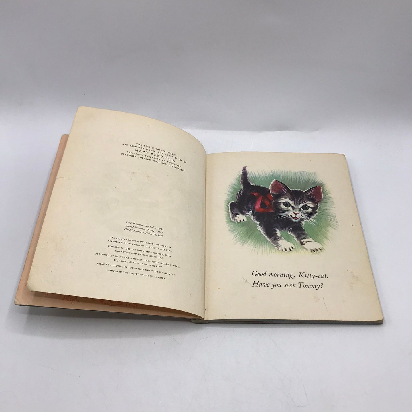 Babys Book Little Golden Book Bob Smith Children Early Learning Nursery Rhymes