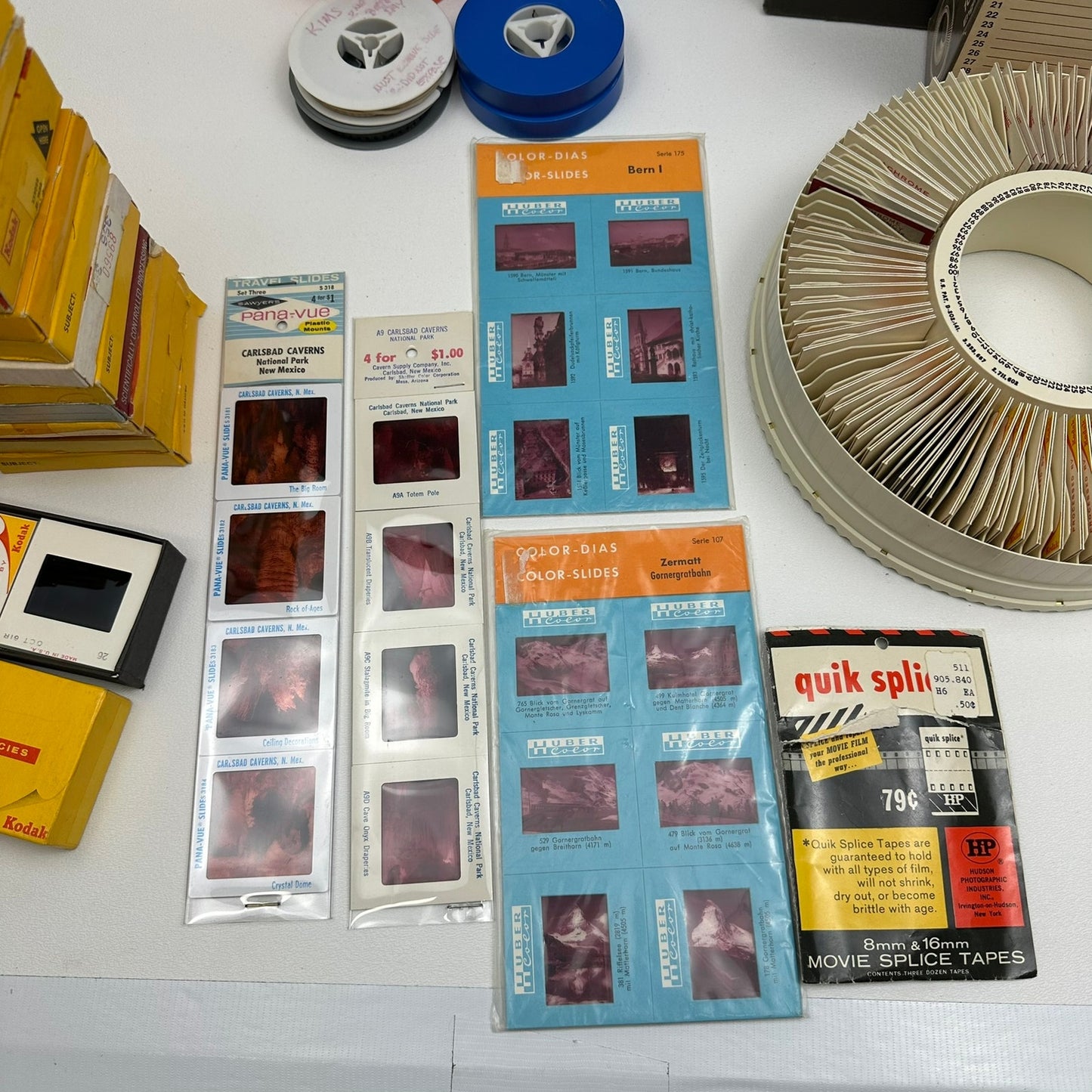 Slide Trays Micromount Microfilm Roto Trays Military Disney Family Large Lot