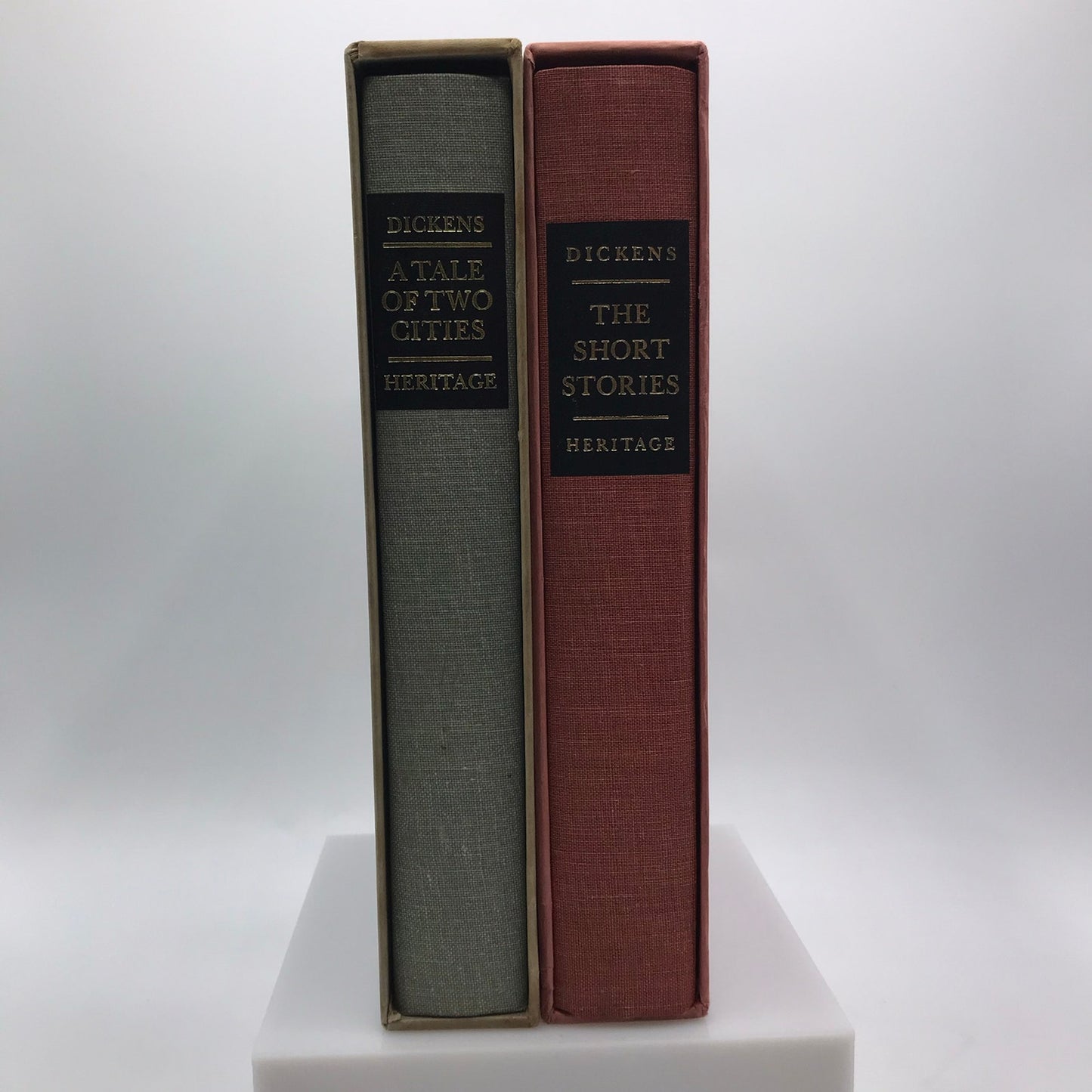 Lot of 2 Charles Dickens A Tale of Two Cities & The Short Stories Illustrated