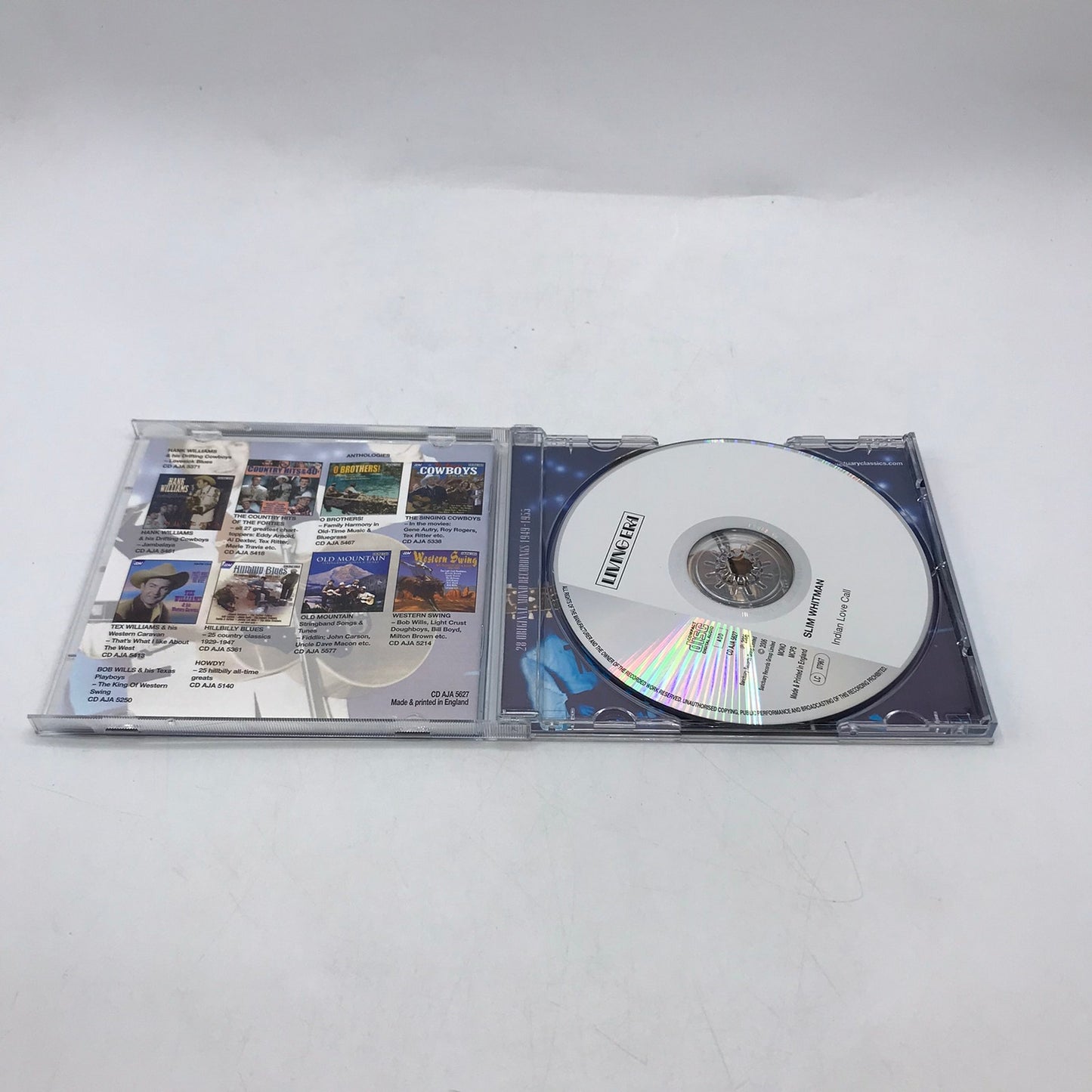 Slim Whitman Indian Love Call Compilation 28 Original Mono Recordings Album