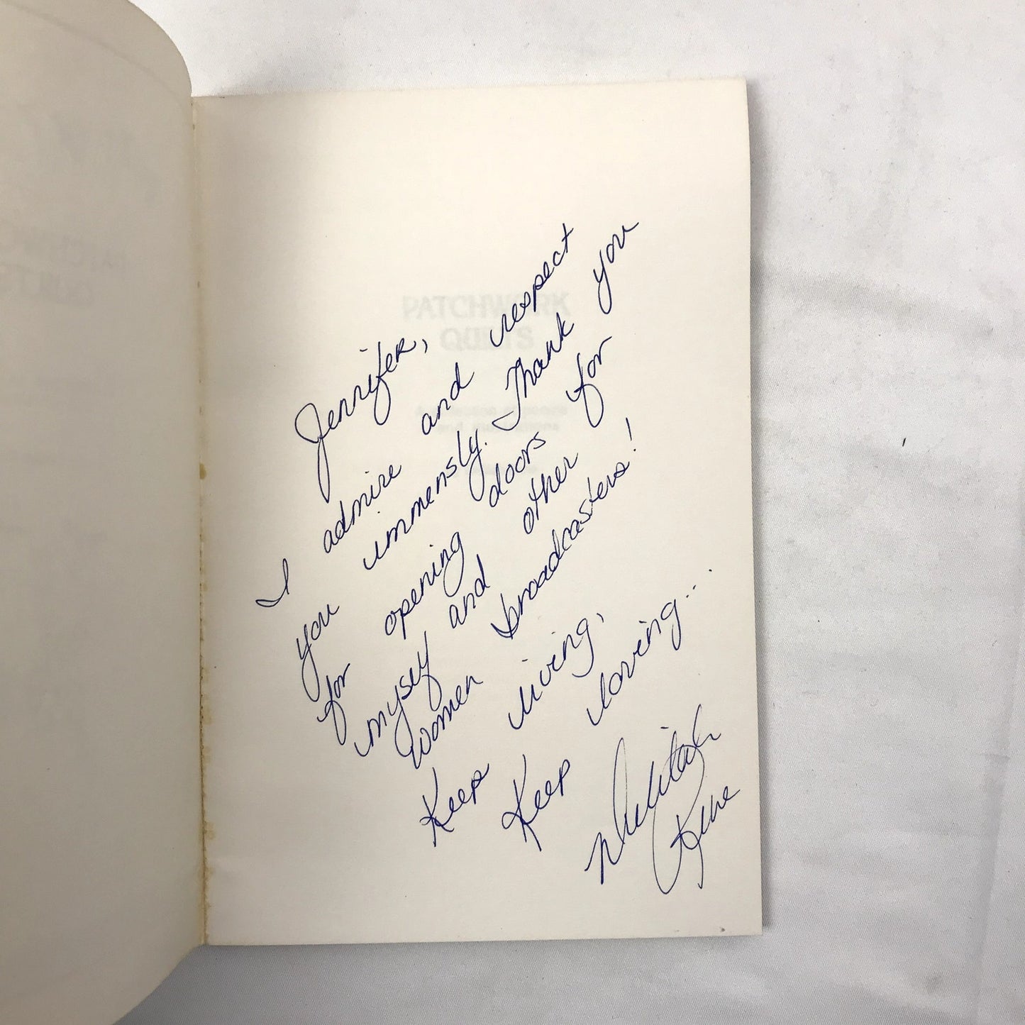 Patchwork Quilts Poems & Illustrations by Delilah Rene Signed 1st Edition 1987