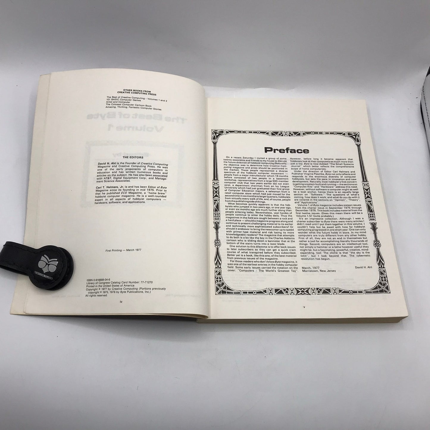 The Best of Byte Volume 1 David H Ahl and Carl T Helmer Jr Computer Science