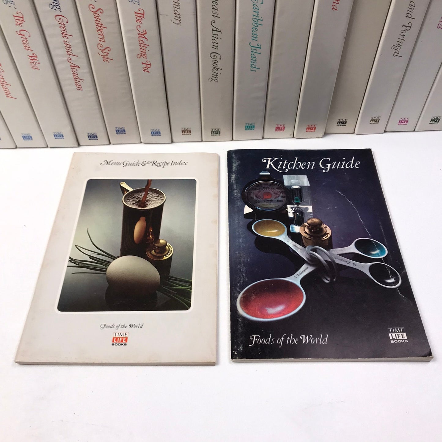 Foods of The World Cookbooks Set of 26 Spiral Bound Recipe Books in Slipcase