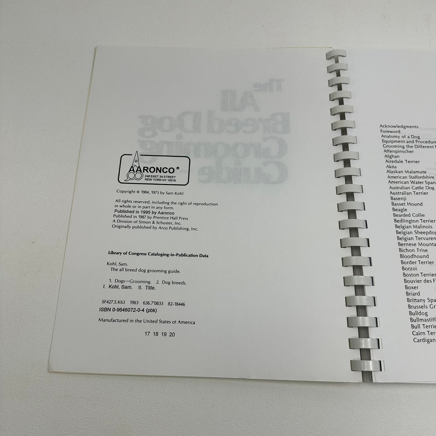 The All Breed Dog Grooming Guide Sam Kohl Bathing Trimming Scissoring Revised