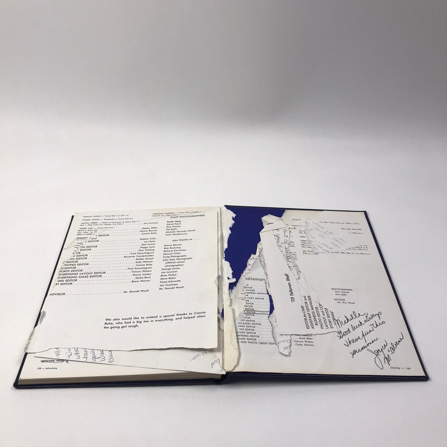 San Marcos High School The Talisman 1973 Yearbook Memorabilia California History