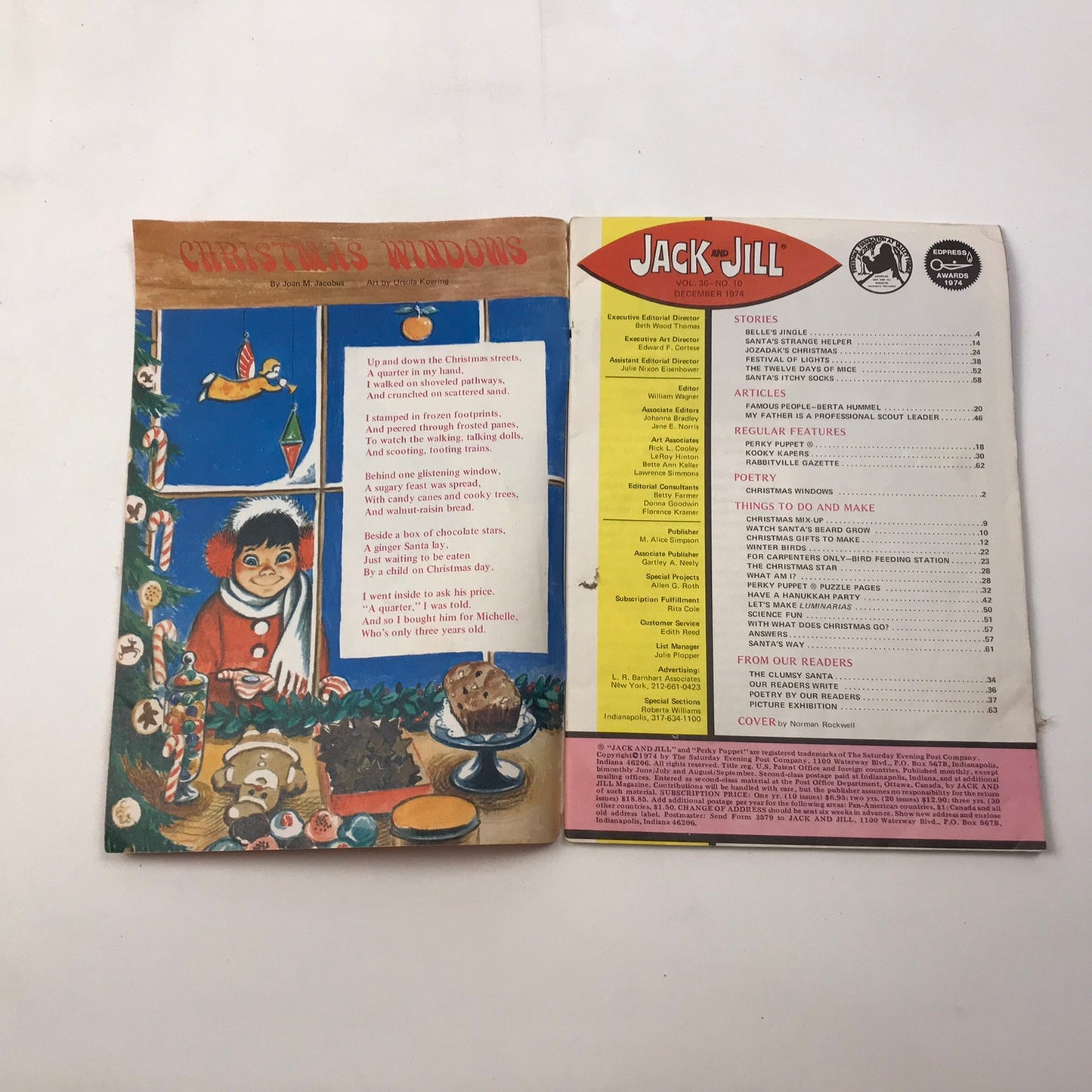 Jack and Jill Magazines Lot of 7 Short Stories Educational Activities and Crafts