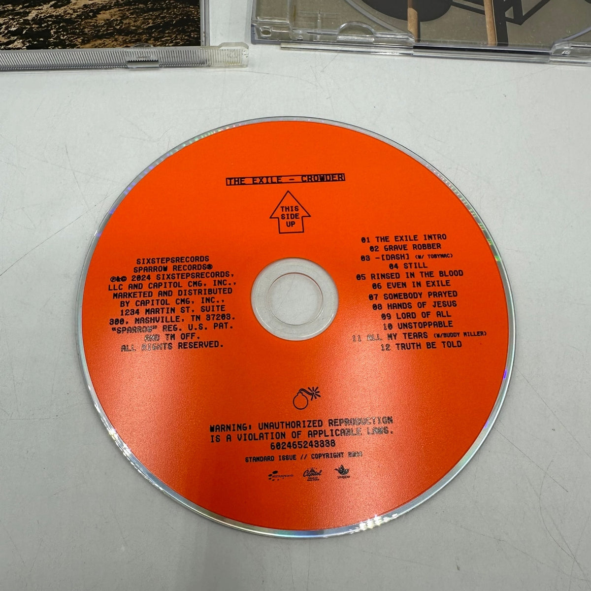 Crowder The Exile Sixstepsrecords Christian Rock Pop Folk Album CD Autographed