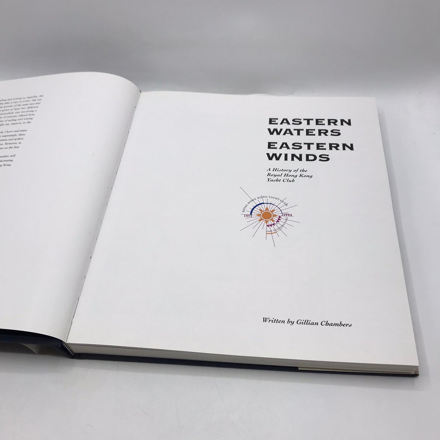 Eastern Waters Eastern Winds History Royal Hong Kong Yacht Club Gillian Chambers