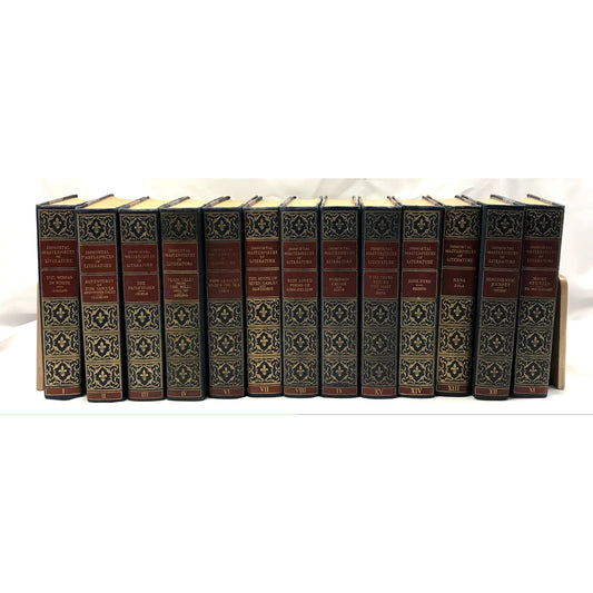 Immortal Masterpieces of Literature Lot of 13 Historical Vintage Hardcovers