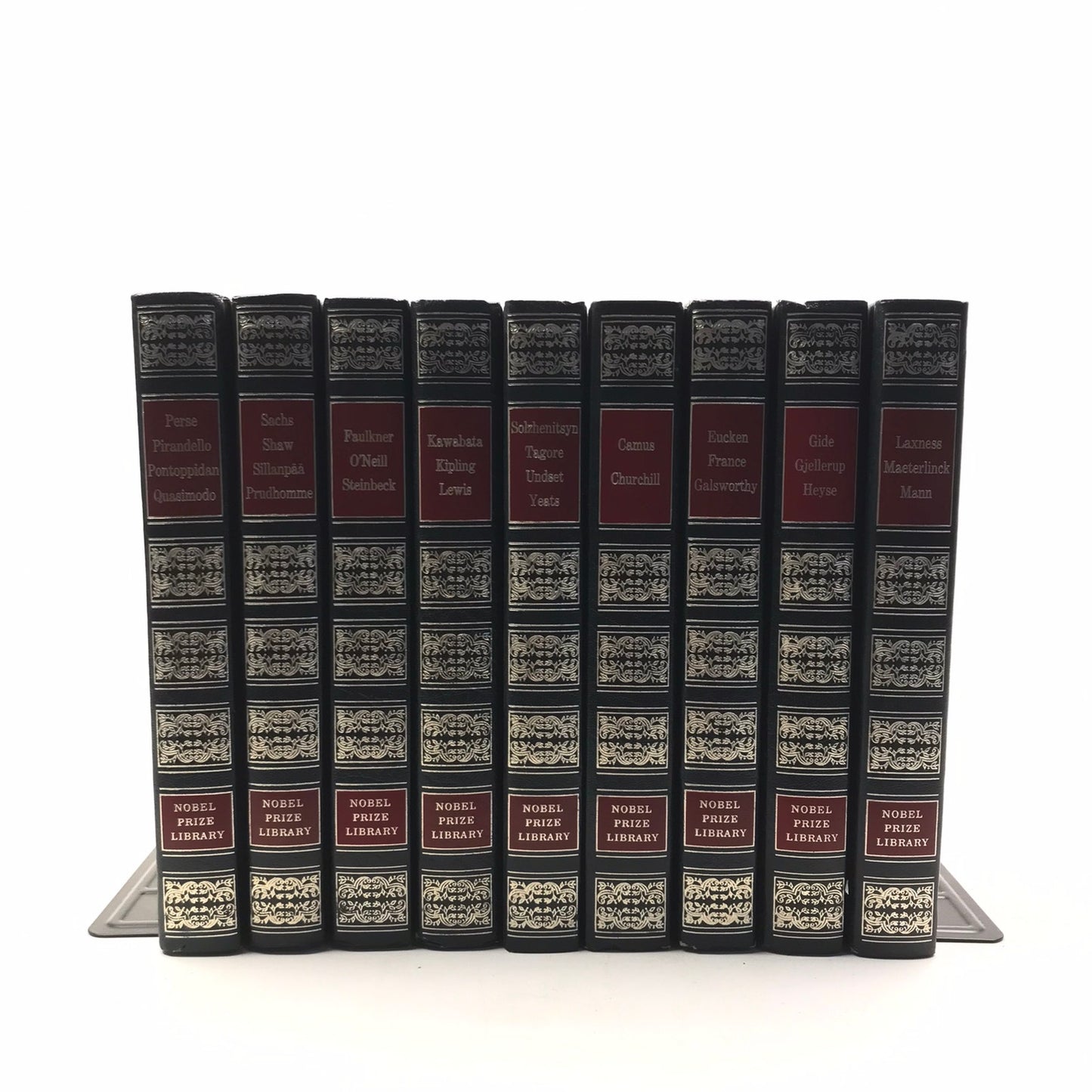 Nobel Prize Library Lot of 10 Vintage Illustrated Hardcovers Classic Literature