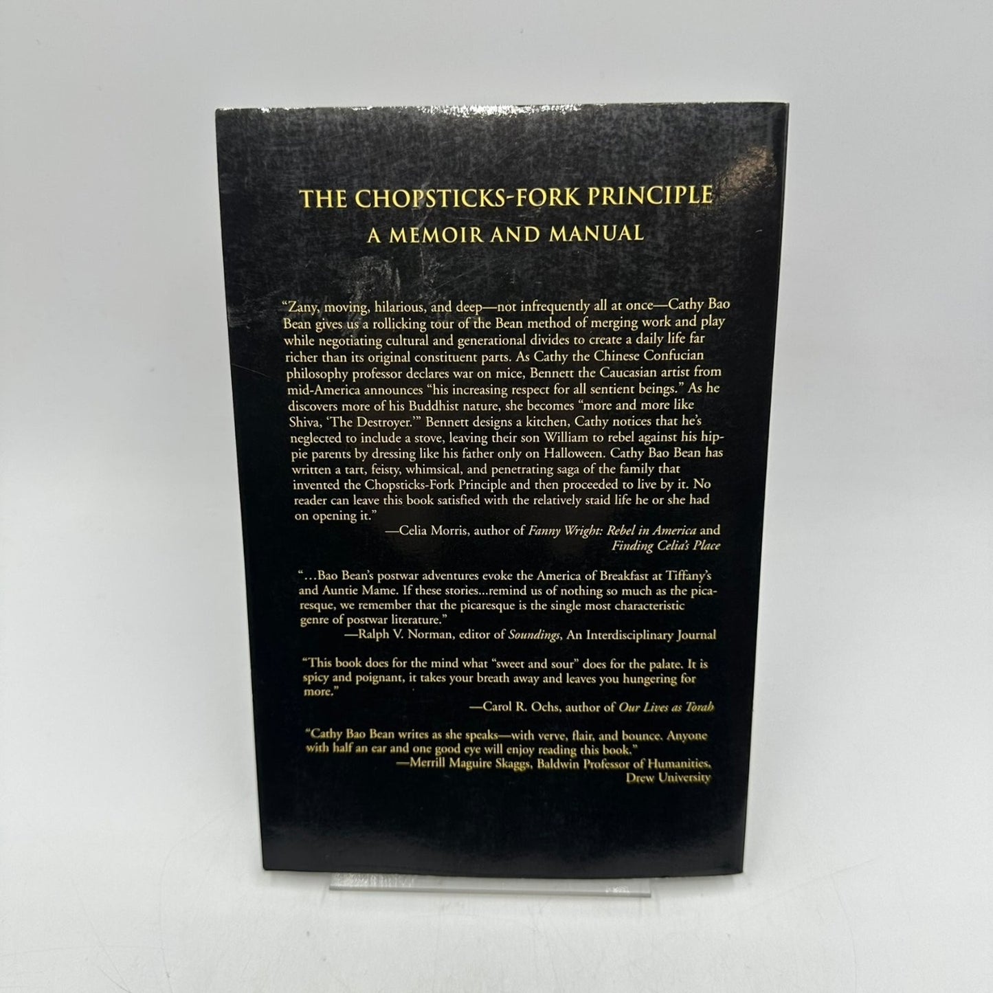 Chopsticks-Fork Principle Cathy Bao Bean 2003 Signed 2nd Ed Memoir Manual WE