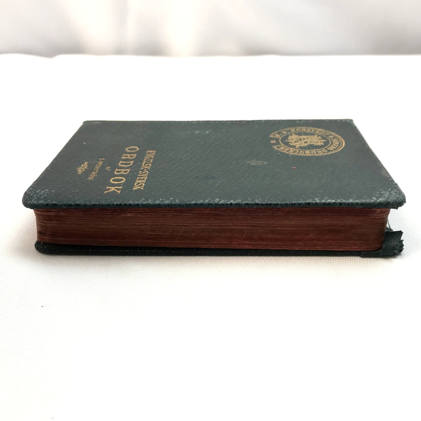 English-Swedish Dictionary Edm Wenstrom Leather Bound Language Education 1902