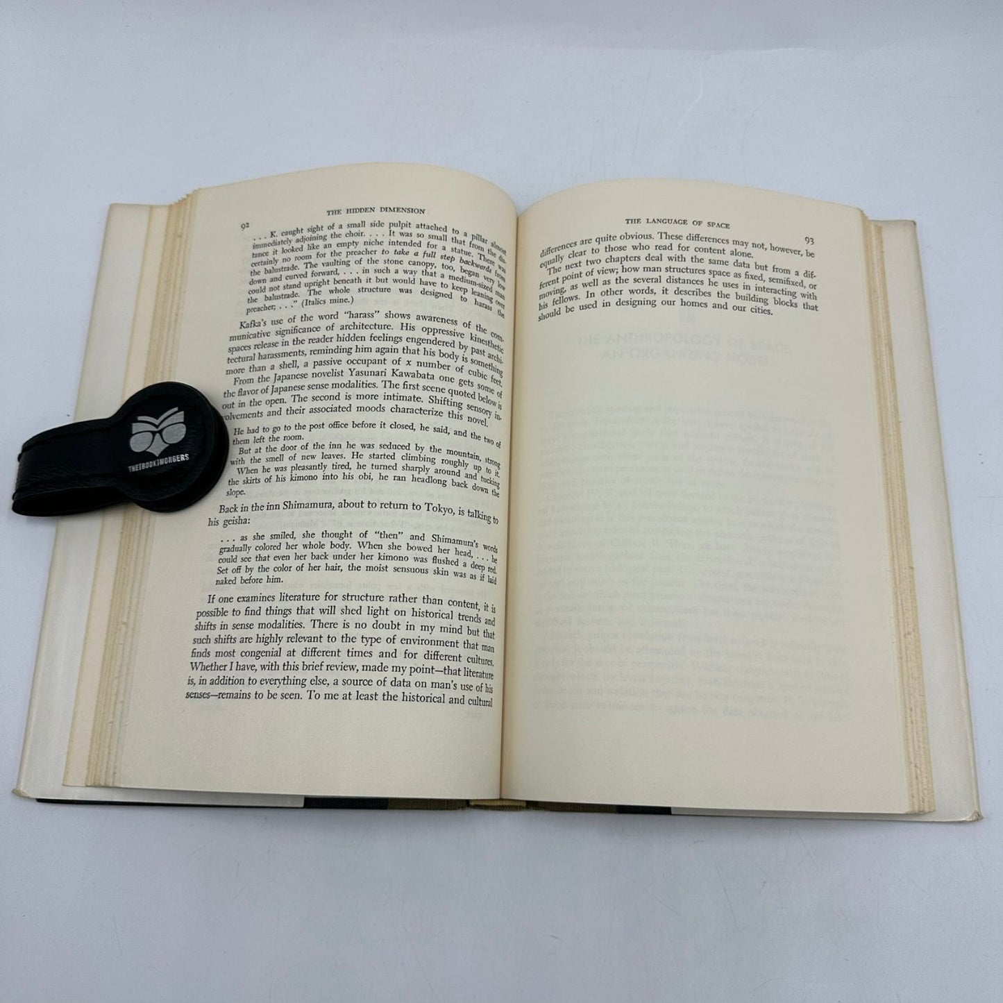 The Hidden Dimension Edward T. Hall 1966 First Edition Anthropology Doubleday