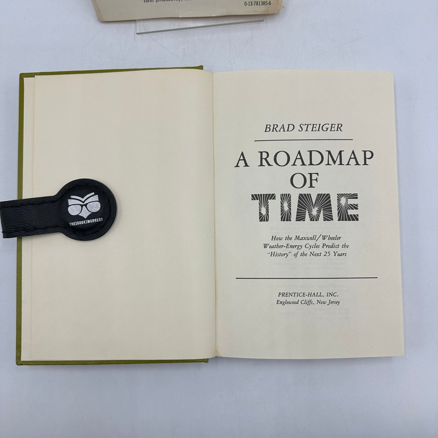 A Roadmap of Time Brad Steiger 1975 Climate Prediction Meteorology Periodicity