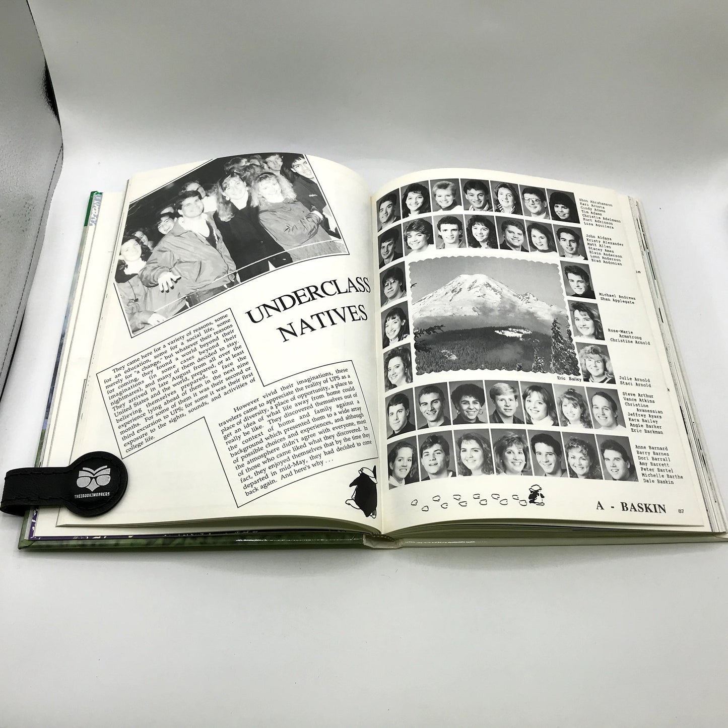 Tamanawas Volume 70 Yearbook Puget Sound College Illustrated Hardcover 1988-89