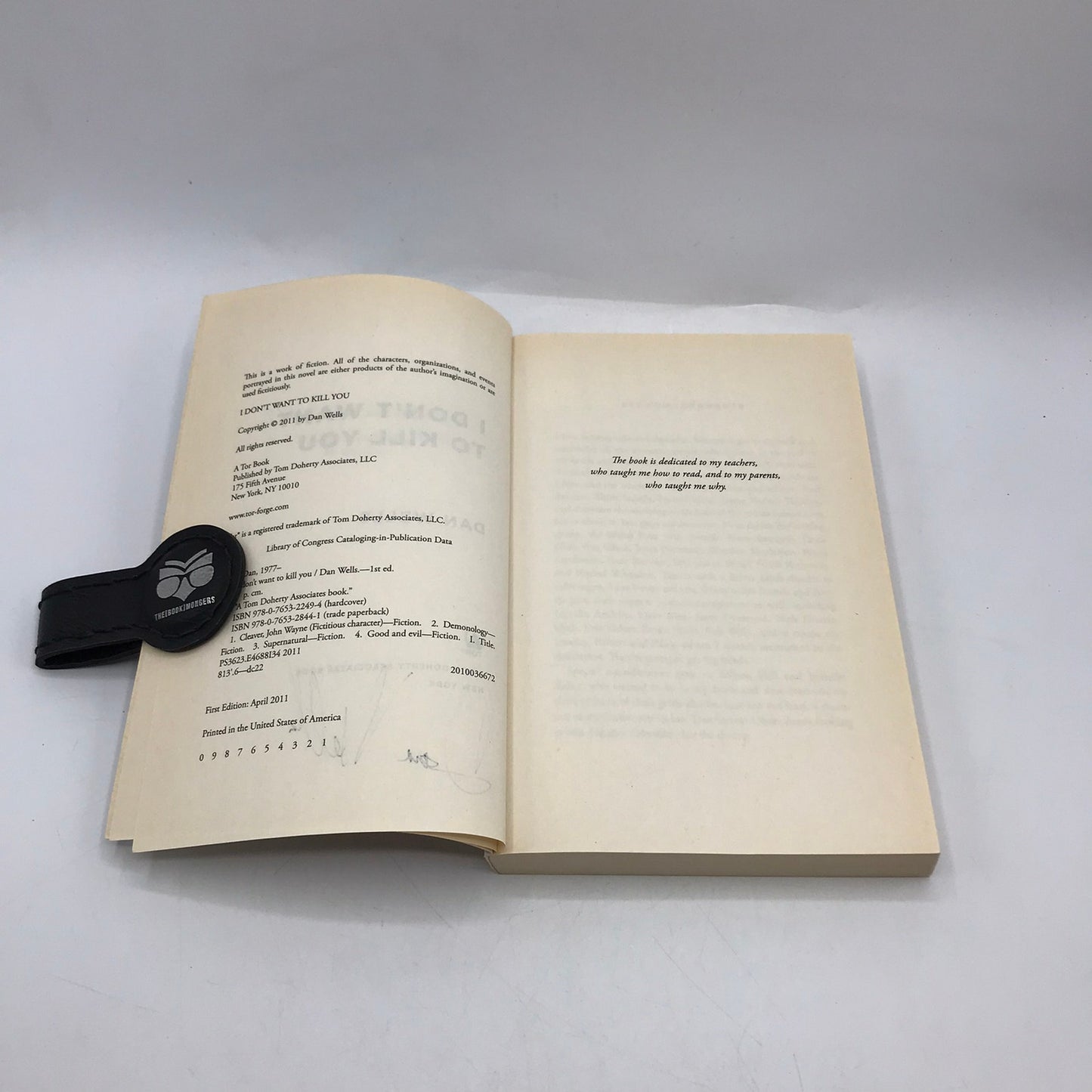 I Dont Want to Kill You Dan Wells SIGNED Supernatural Mystery Fantasy Thriller