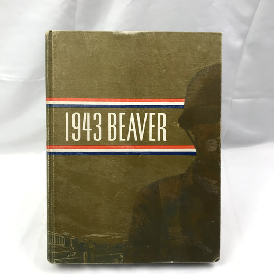 The Beaver Hardcover Oregon State College Yearbook Corvallis, Oregon 1943