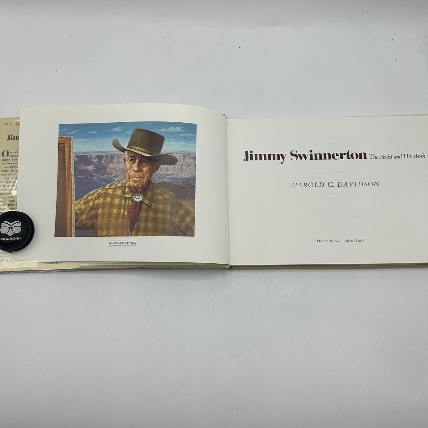 Jimmy Swinnerton Artist and His Work Harold G Davidson SIGNED Biography Painting