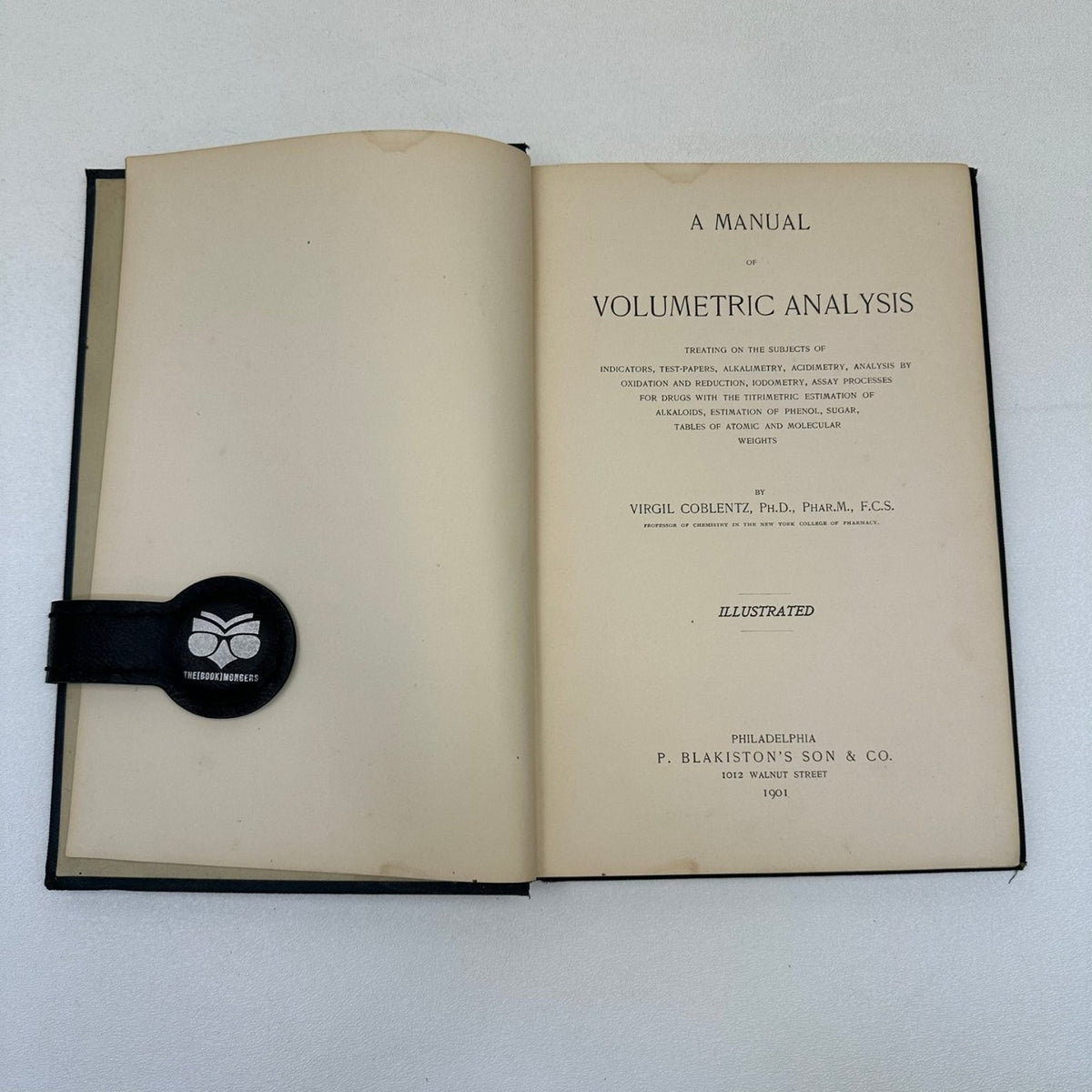 Volumetric Analysis Virgil Coblentz 1901 Chemistry Science Illustrated Blakiston