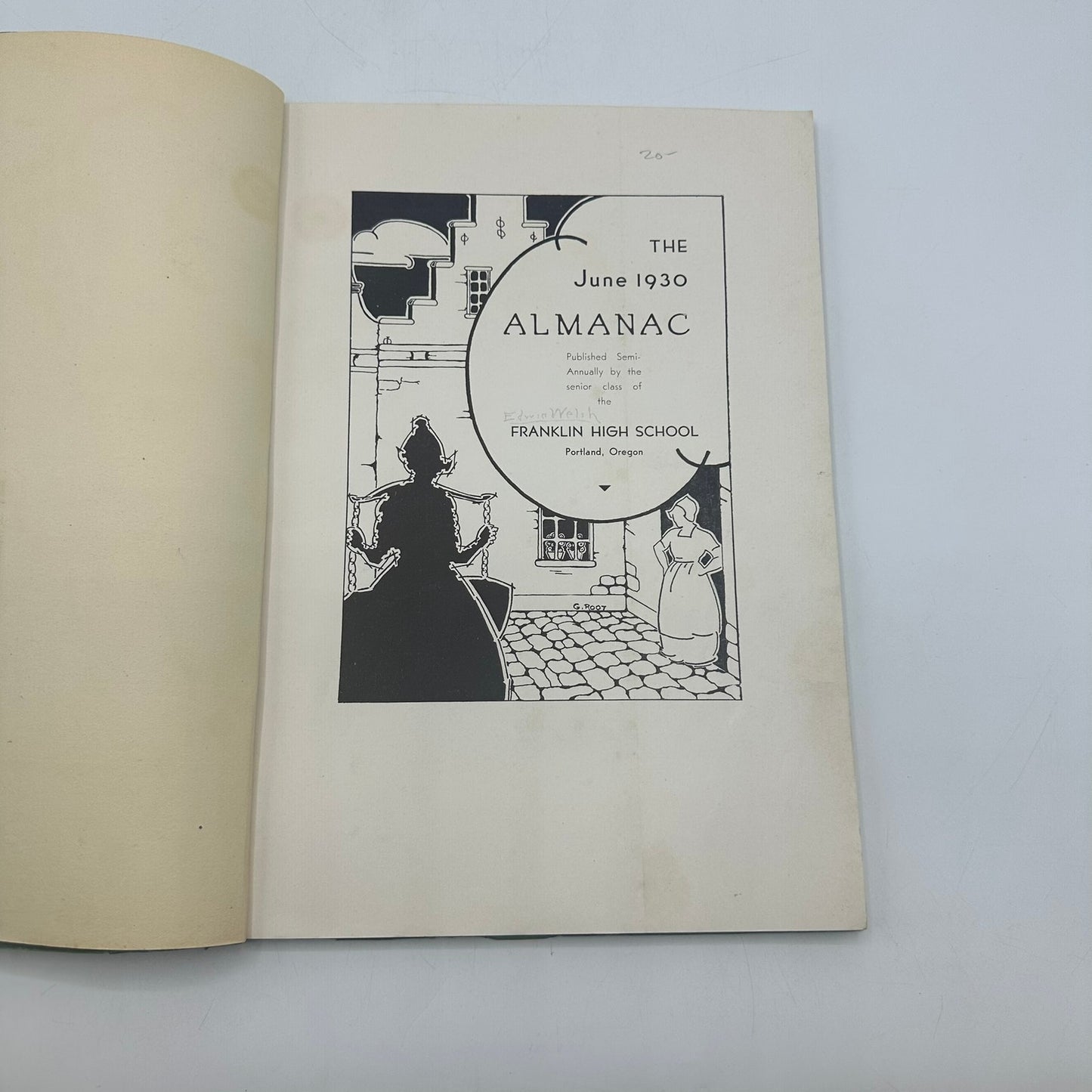 The Almanac June 1930 Franklin High School Yearbook Portland Historical Records