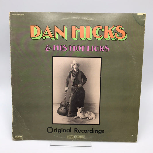 Dan Hicks and His Hot Licks Original Recordings Folk Country Rock LP Vinyl