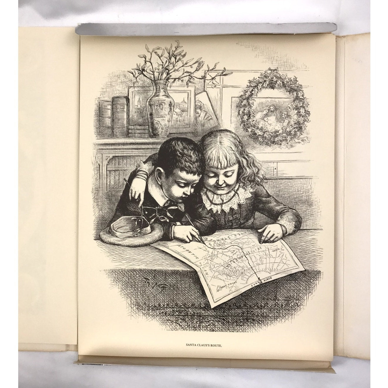The Christmas Drawings of Thomas Nast A Portfolio of 29 Reproduction Prints 1970