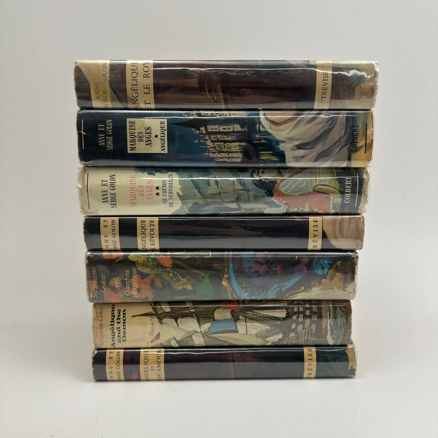 Angelique the Marquise of the Angels Series Anne and Serge Golon Lot of 7 Novels