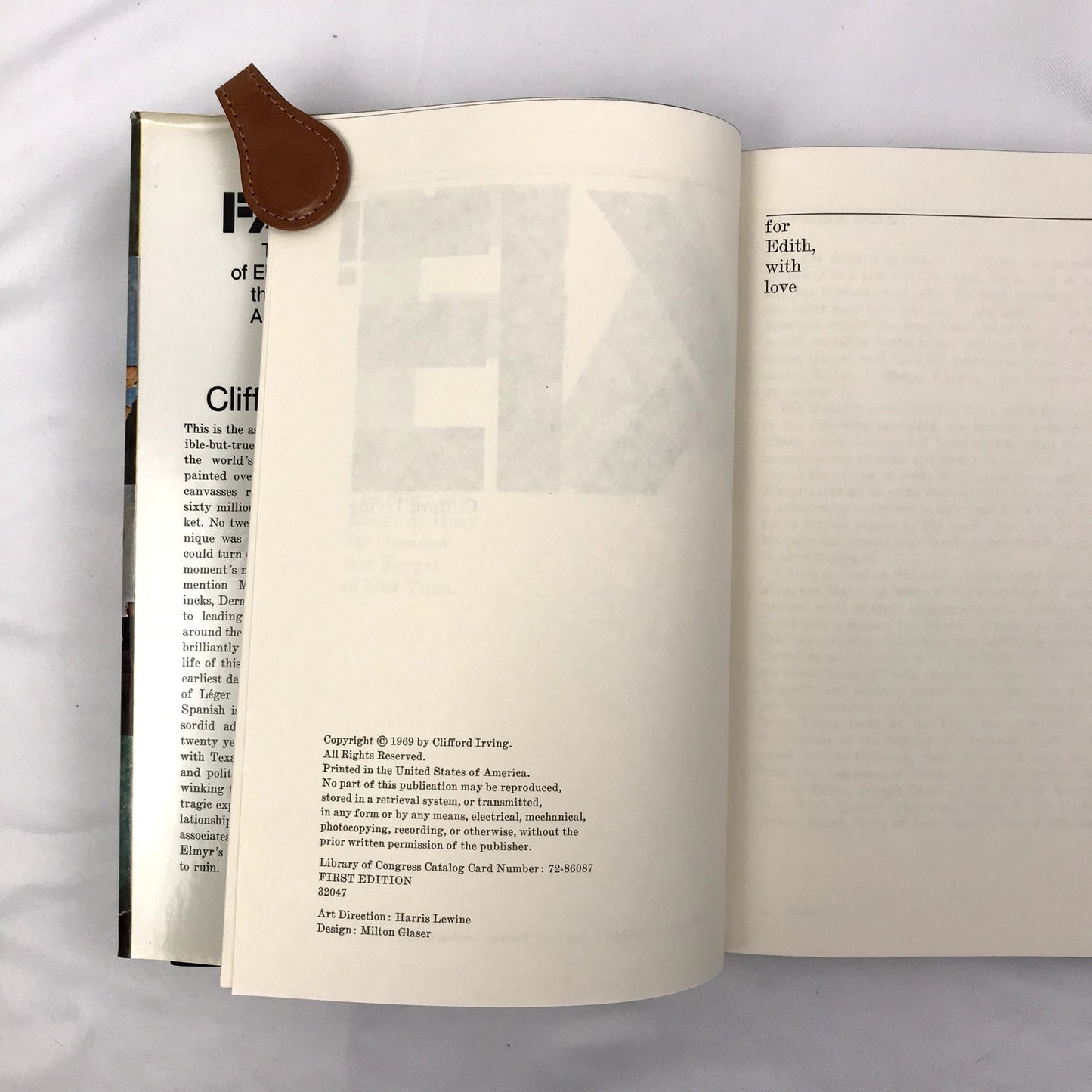 Fake! The Story of Elmyr De Hory First Edition Hardcover by Clifford Irving 1969