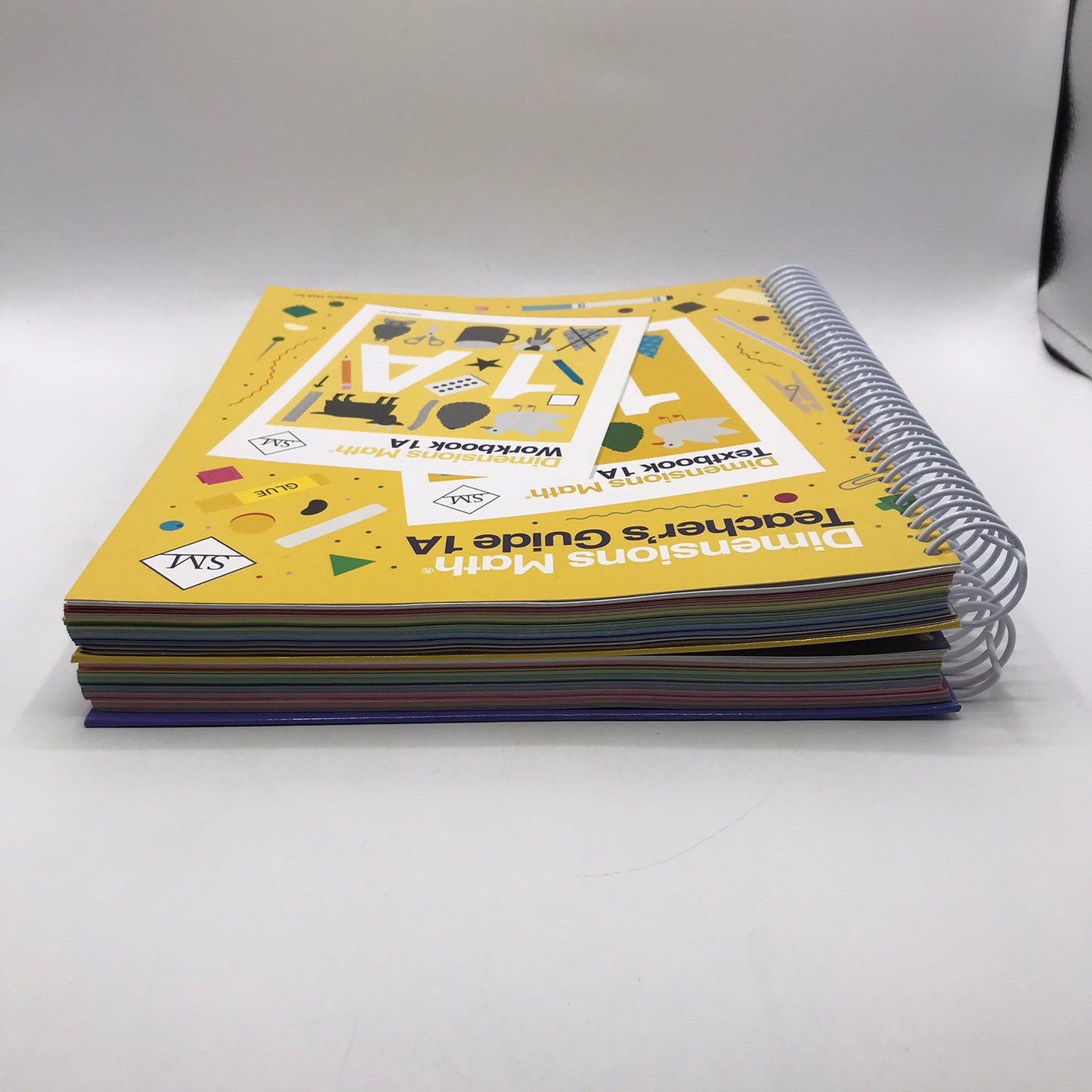 Dimensions Math 1A & 1B Teacher's Guides Only Spiral Bound by Singapore Math Inc