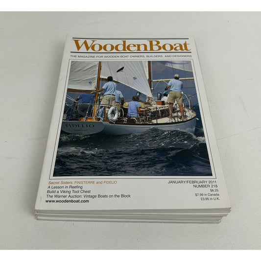 WoodenBoat Magazine 6 Issues 2011 Complete Year Nautical Boating Sailing Hobbies