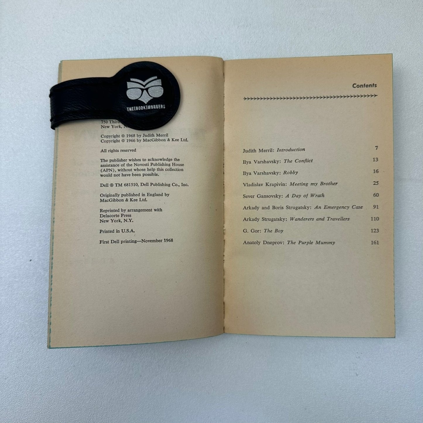 Path Into The Unknown Judith Merril 1968 First Dell Printing Soviet Sci-Fi Dell