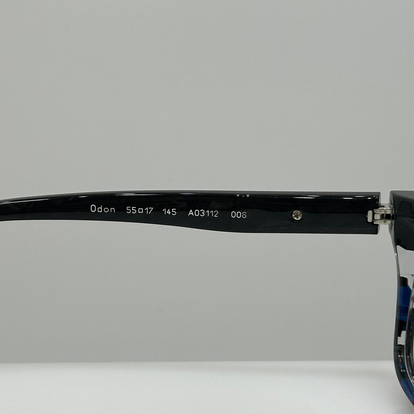 Alain Mikli Odon A03112 006 Havana Blue Red Crystal Noir Unisex Frame 55-17-145