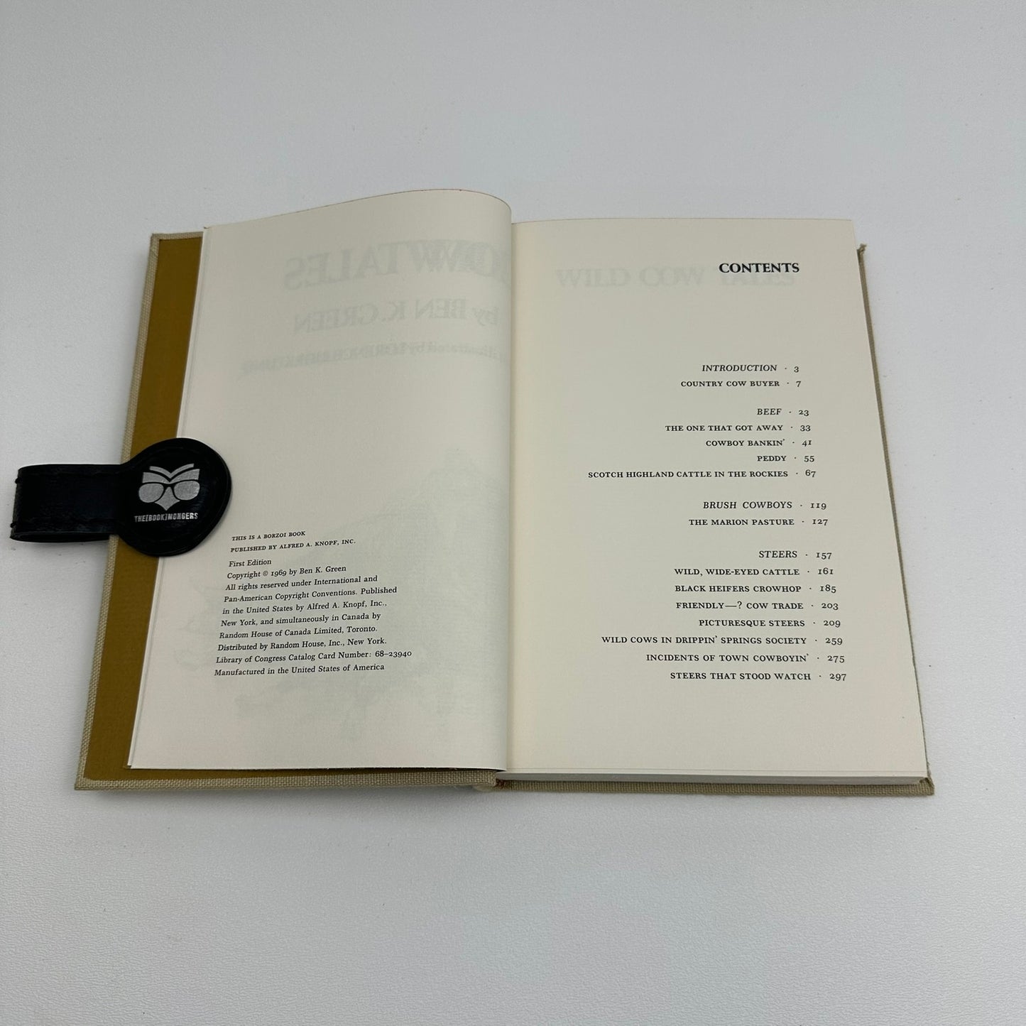 Wild Cow Tales Ben K Green SIGNED Biography Western Adventure with Slipcase 1969