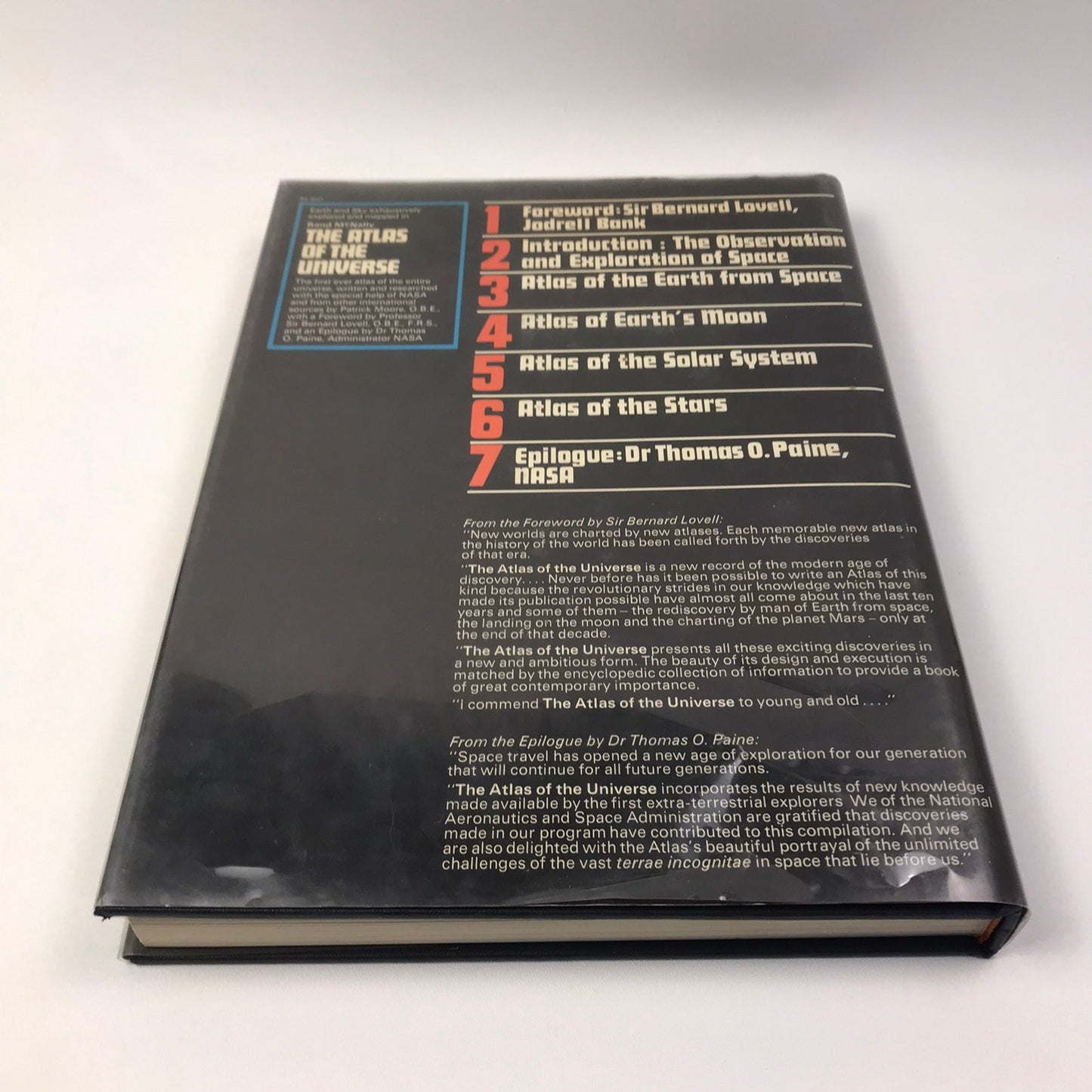 The Atlas of The Universe Patrick Moore Environment Space Astronomy Physics 1970