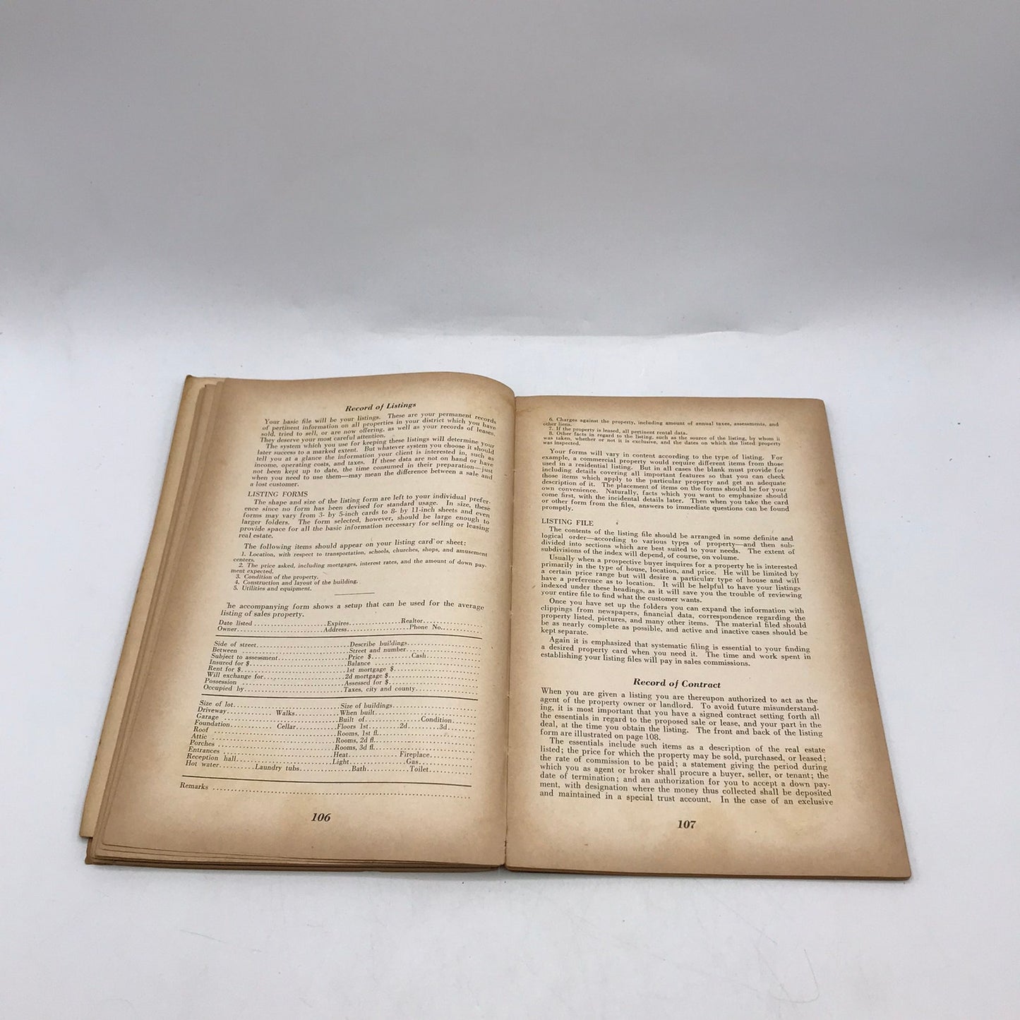 Real Estate Insurance Brokerage Business Armed Forces Education Manual EM 994