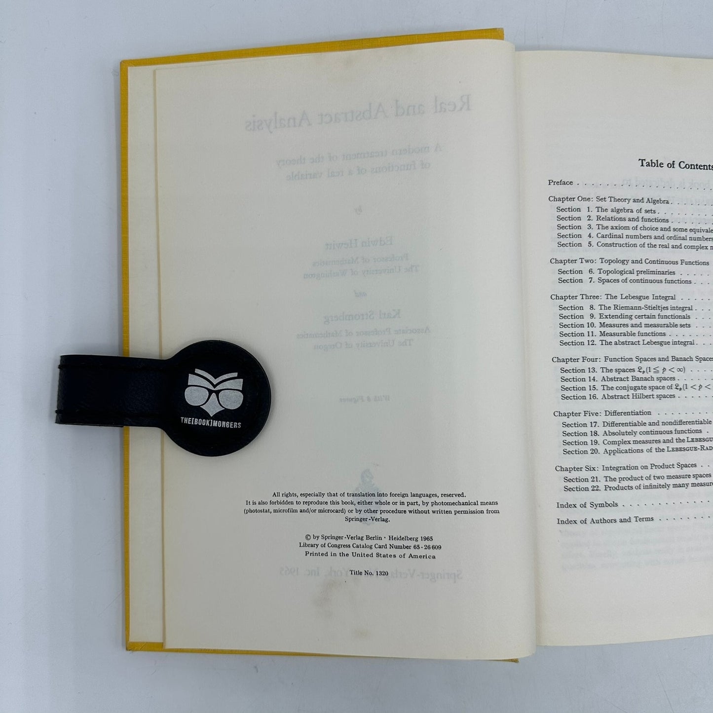Real and Abstract Analysis Edwin Hewitt Karl Stromberg Science Math Theory