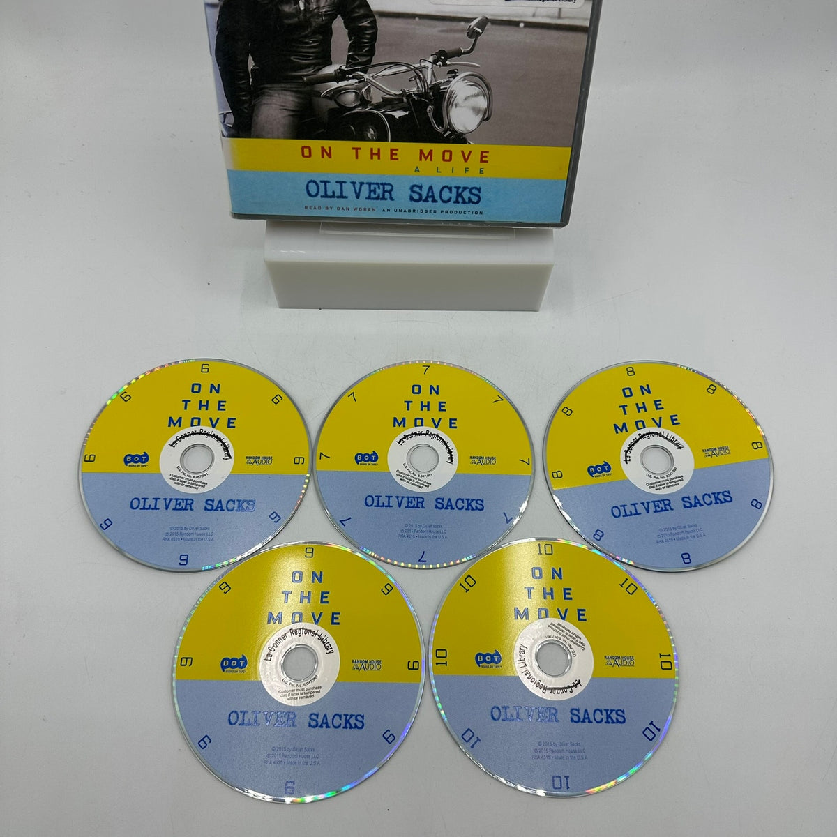 On the Move A Life Oliver Sacks Unabridged Audiobook CD Set Autobiography