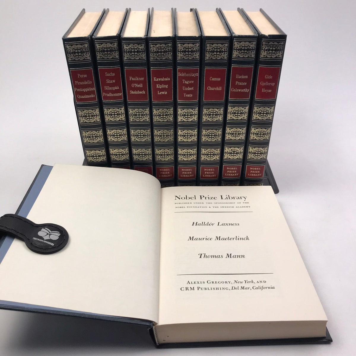 Nobel Prize Library Lot of 10 Vintage Illustrated Hardcovers Classic Literature