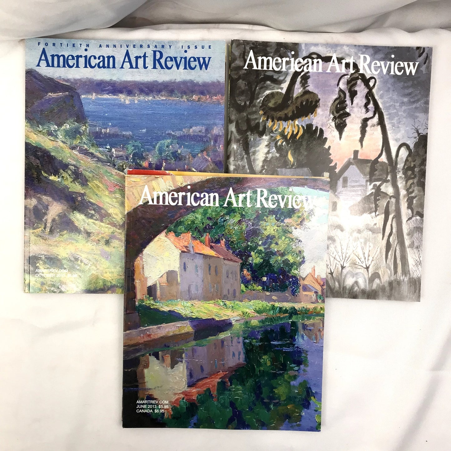 American Art Review Lot of 6 Illustrated Paperback Photographic Magazines 2013