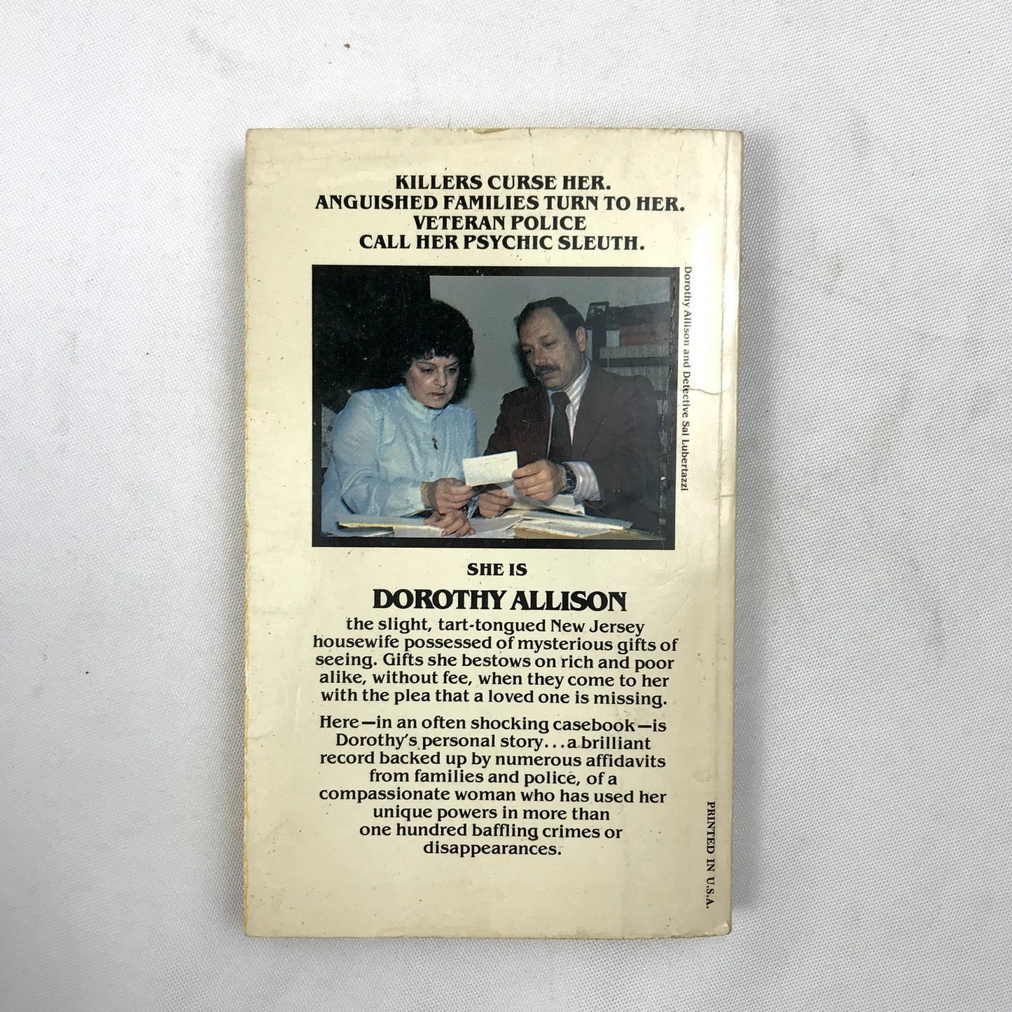 Dorothy Allison: A Psychic Story Book by Dorothy Allison and Scott Jacobson 1980