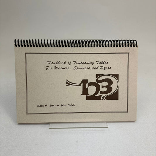 Handbook of Timesaving Tables Roth Schulz 1991 Third Edition Weaving Spinning