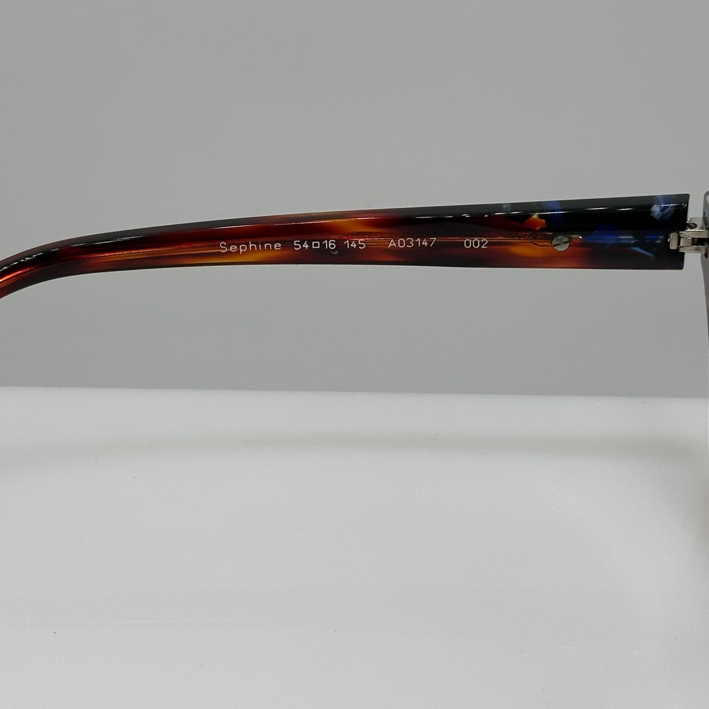 Alain Mikli Sephine A03147 002 Mosaic Red Blue Womens Eyewear 54-16-145