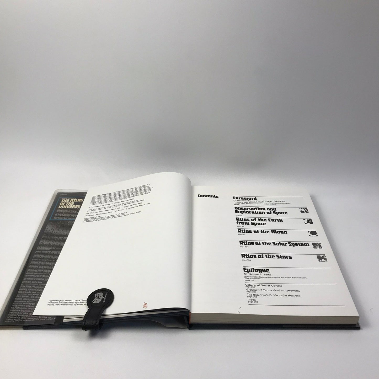 The Atlas of The Universe Patrick Moore Environment Space Astronomy Physics 1970