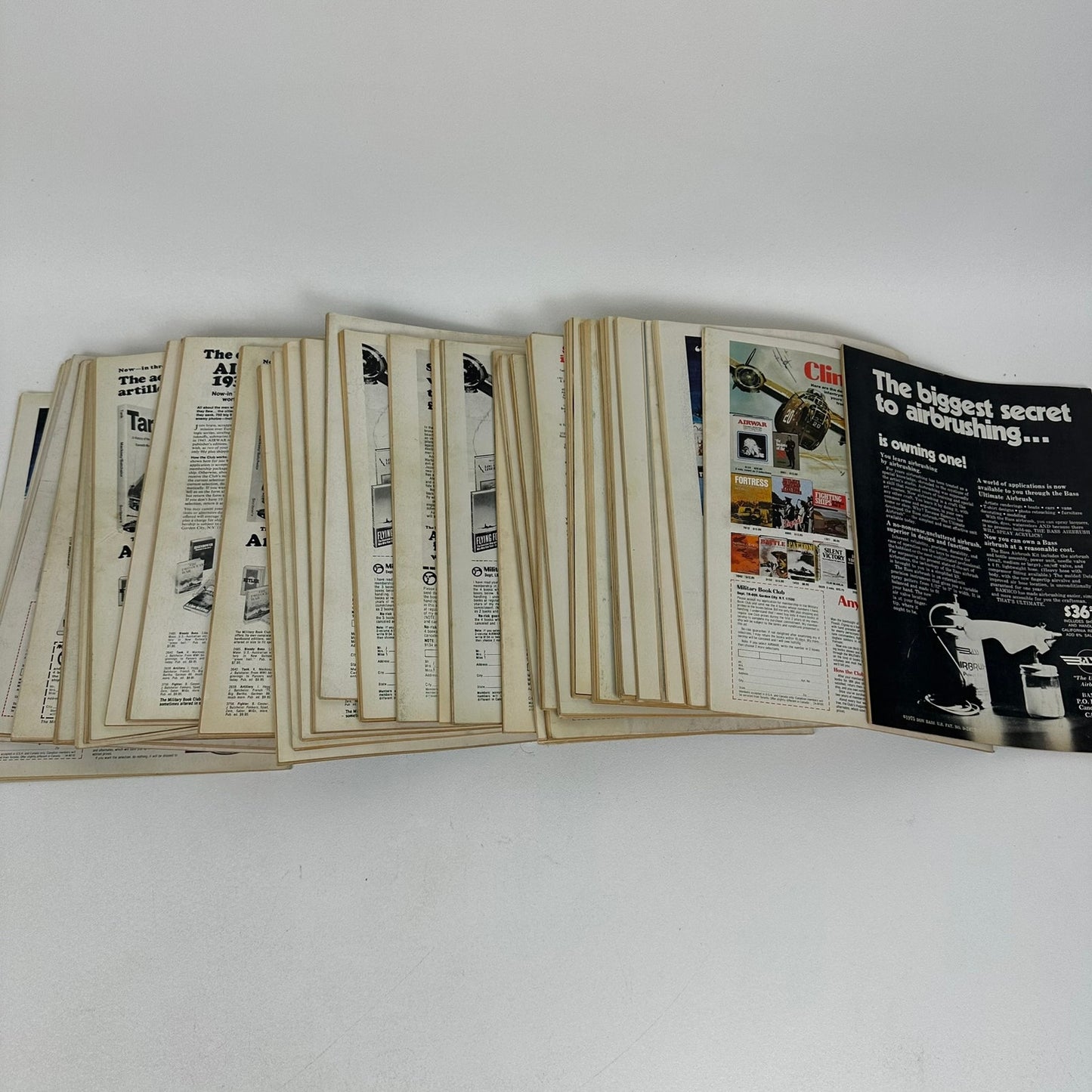 Air Combat Magazines Lot of 35 Issues Military History Air Force Aviation 1970s