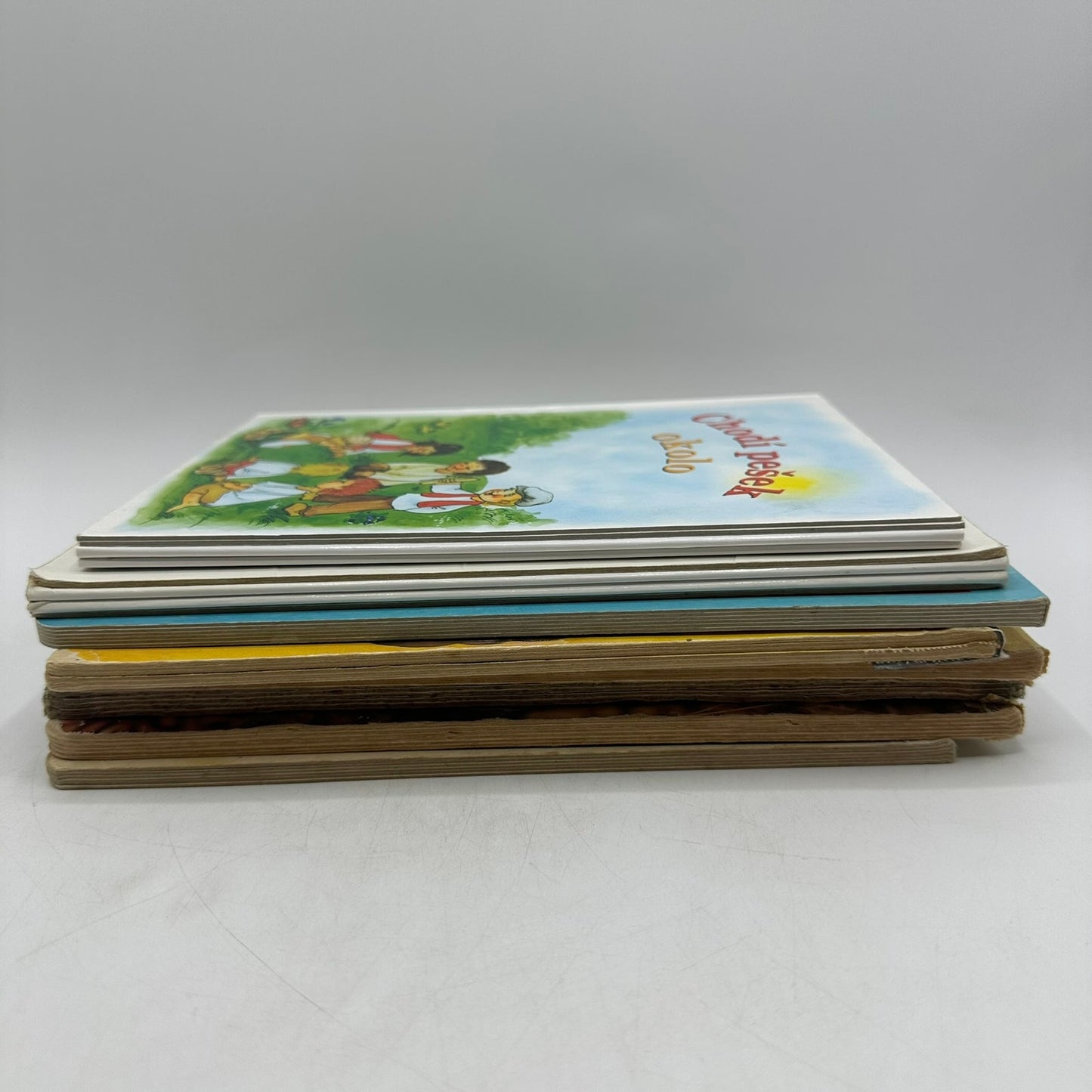 Czech Childrens Board Books Lot of 8 Bedtime Stories Nursery Rhymes Animals