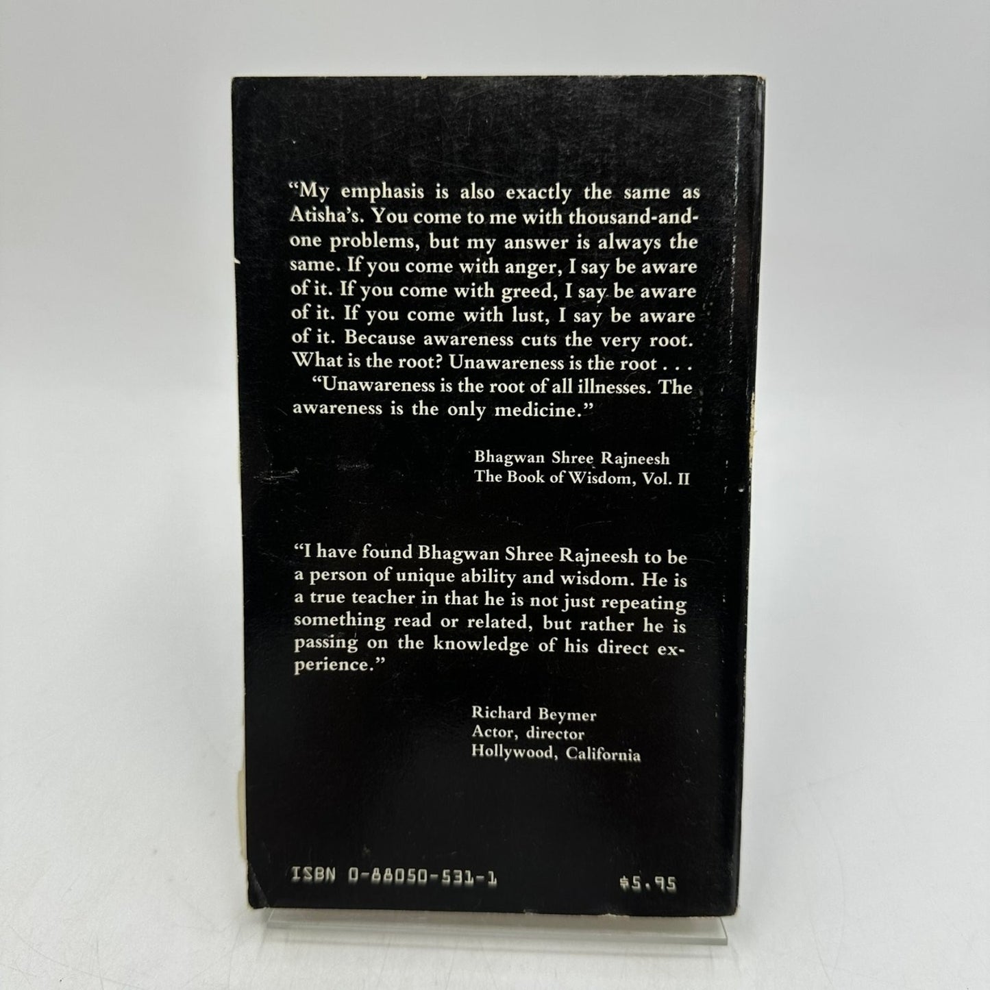 The Book of Wisdom Vol II Bhagwan Shree Rajneesh 1984 First Ed Philosophy