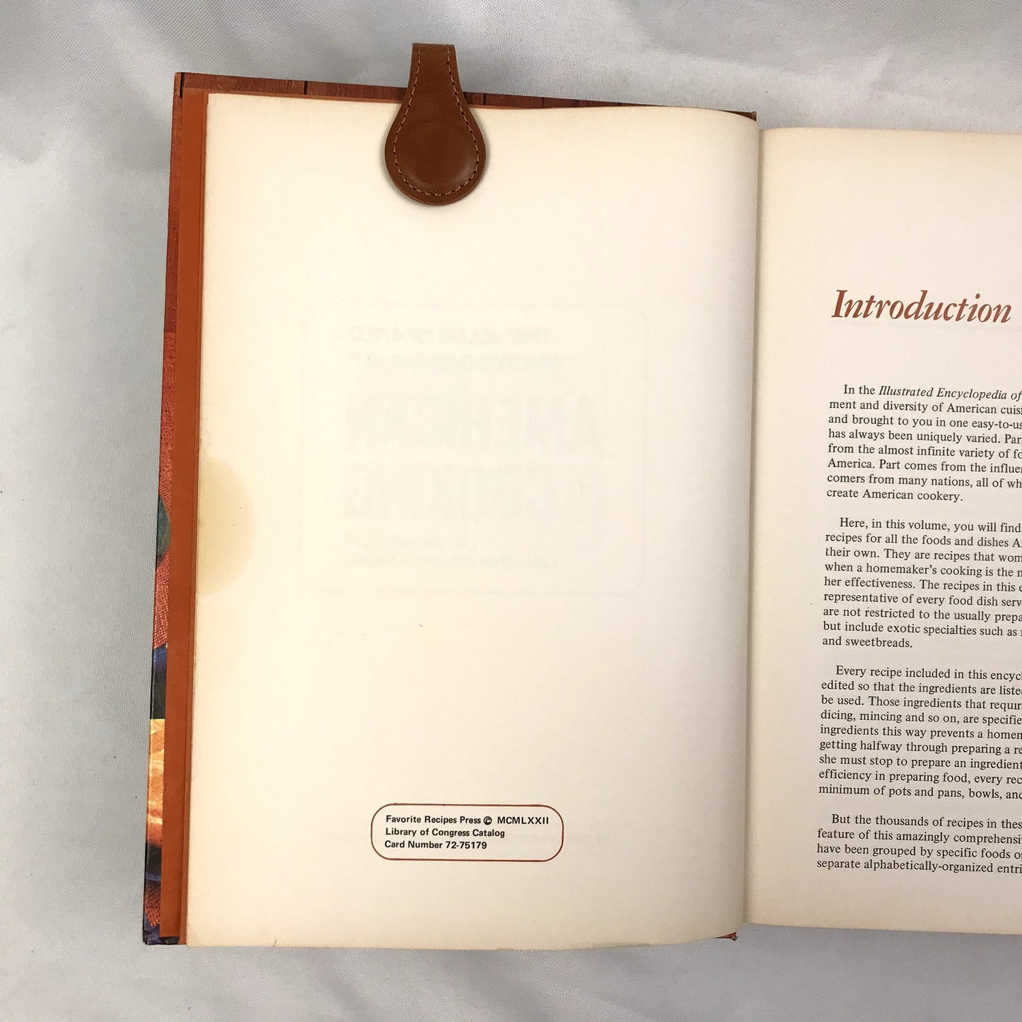 The Illustrated Encyclopedia of American Cooking Hardcover Cookbook 1972