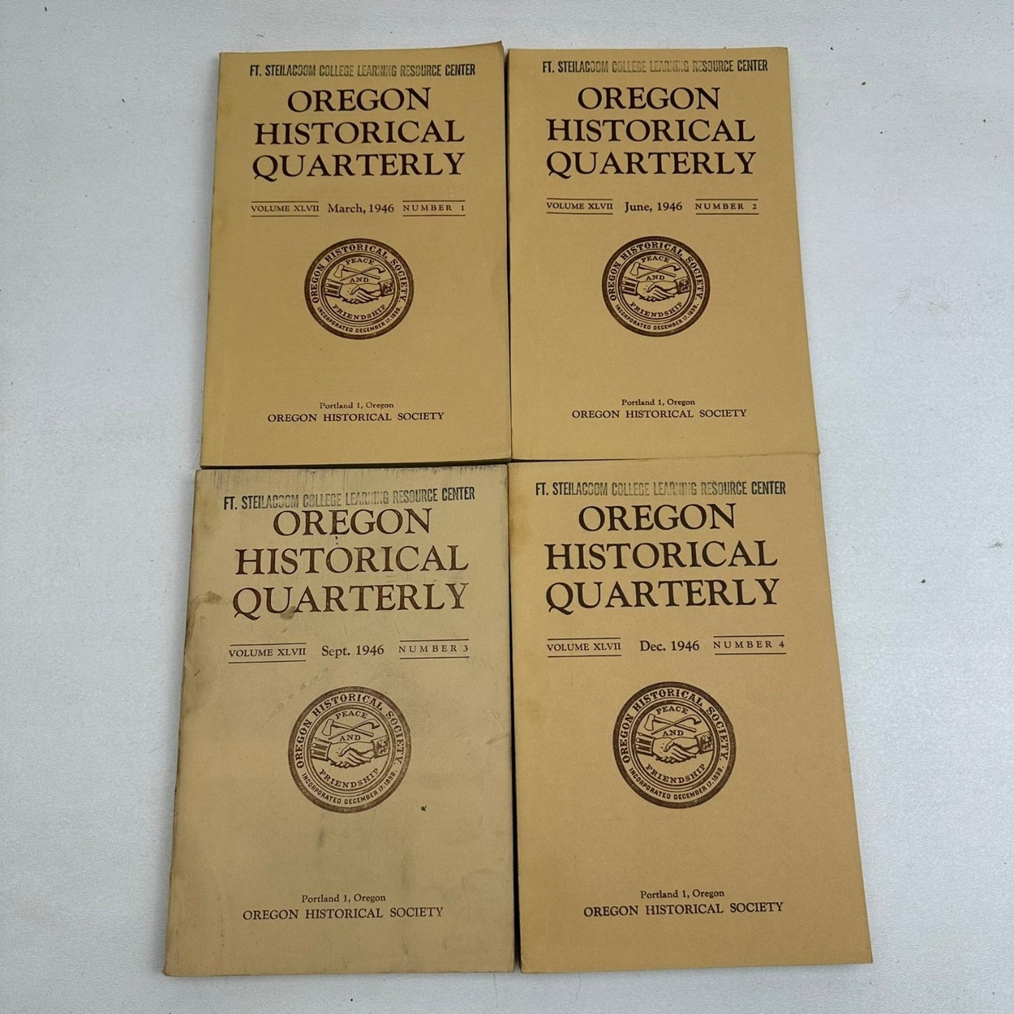 Oregon Historical Quarterly 34 Vol Set 1941-1954 Pacific Northwest History